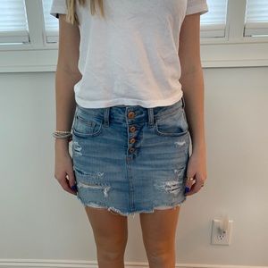 American eagle Jean skirt!